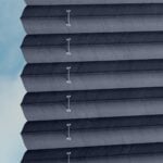Stoffmuster vom Plissee EOS® CRUSH TOPAR® PLUS in Dunkelblau [7843]
