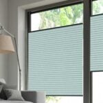 Plissee EOS® CRUSH TOPAR® PLUS in Hellblau [7842]