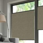 Plissee EOS® CRUSH TOPAR® PLUS in Taupe [7830]