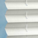 Stoff vom Plissee EOS® CRUSH TOPAR® PLUS in Weiss [7802]