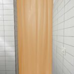 Duschvorhang BULLE geschlossener Vorhang Orange [2160]