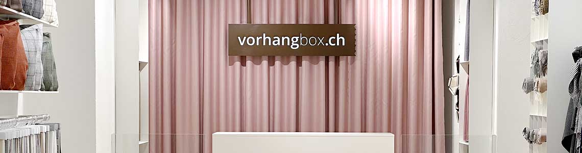 Header vorhangbox-Showroom Bern