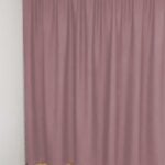 Blackoutvorhang BURGDORF Mauve [320] Raumansicht