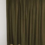 Blackoutvorhang BURGDORF Olivgrün [460] Raumansicht