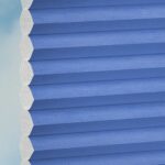 Stoff vom Wabenplissee DUETTE® EOS® FIXÉ UNIX in Blau [7641]