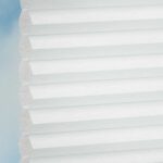 Stoff vom Wabenplissee DUETTE® EOS® FIXÉ UNIX in Ecruweiss [7601]