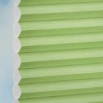 Stoff vom Wabenplissee DUETTE® EOS® FIXÉ UNIX in Grasgrün [7673]