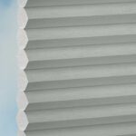 Stoff vom Wabenplissee DUETTE® EOS® FIXÉ UNIX in Grau [7654]