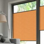 Wabenplissee DUETTE® EOS® FIXÉ UNIX in Orange [7668]