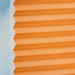 Stoff vom Wabenplissee DUETTE® EOS® FIXÉ UNIX in Orange [7668]