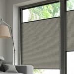 Wabenplissee DUETTE® EOS® FIXÉ ELAN in Beigegrau [7758]