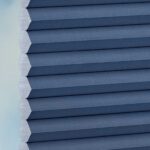 Stoff vom Wabenplissee DUETTE® EOS® FIXÉ ELAN in Blau [5150]