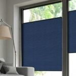 Wabenplissee DUETTE® EOS® FIXÉ ELAN in Blau [7755]