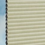 Stoffmuster vom Plissee DUETTE® EOS® FIXÉ ELAN DARK in Beige [3731]