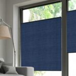 Plissee DUETTE® EOS® FIXÉ ELAN DARK in Blau [3757]