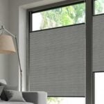 Plissee DUETTE® EOS® FIXÉ ELAN DARK in Grau [3750]