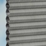Stoff vom Wabenplissee DUETTE® EOS® FIXÉ ELAN DARK in Grau [3750]