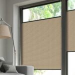 Wabenplissee DUETTE® EOS® FIXÉ ELAN METALLIC in Bronze [0830]