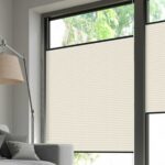 Wabenplissee DUETTE® EOS® FIXÉ ELAN PEARL TOPAR in Cremeweiss [0819]