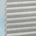 Stoff vom Wabenplissee DUETTE® EOS® FIXÉ ELAN PEARL TOPAR in Grau [0823]