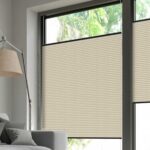 Wabenplissee DUETTE® EOS® FIXÉ ELAN PEARL TOPAR in Perlweiss [0822]