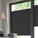 Wabenplissee DUETTE® EOS® FIXÉ ELAN in Schwarz [7753]
