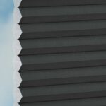 Stoff vom Wabenplissee DUETTE® EOS® FIXÉ ELAN in Schwarz [7753]