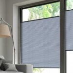 Wabenplissee DUETTE® EOS® FIXÉ RELIFE in Blau [5250]