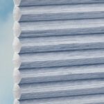 Stoff vom Wabenplissee DUETTE® EOS® FIXÉ RELIFE in Blau [5250]