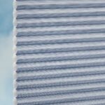 Stoffmuster vom Wabenplissee DUETTE® EOS® FIXÉ RELIFE in Blau [5250]