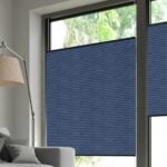 Wabenplissee DUETTE® EOS® FIXÉ UNIX DARK in Blau [7442]