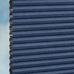 Stoffmuster vom Wabenplissee DUETTE® EOS® FIXÉ UNIX DARK in Blau [7442]