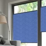 Wabenplissee DUETTE® EOS® FIXÉ UNIX DARK in Blau [7449]