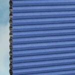 Stoffmuster vom Wabenplissee DUETTE® EOS® FIXÉ UNIX DARK in Blau [7449]