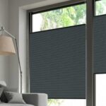 Wabenplissee DUETTE® EOS® FIXÉ UNIX DARK in Dunkelgrau [7456]