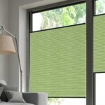 Wabenplissee DUETTE® EOS® FIXÉ UNIX DARK in Grasgrün [7471]