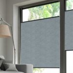 Wabenplissee DUETTE® EOS® FIXÉ UNIX DARK in Grau [7459]