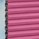 Stoff vom Wabenplissee DUETTE® EOS® FIXÉ UNIX DARK in Rosa [7493]