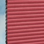 Stoffmuster vom Wabenplissee DUETTE® EOS® FIXÉ UNIX DARK in Rot [7497]