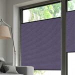 Wabenplissee DUETTE® EOS® FIXÉ UNIX DARK in Violett [7495]