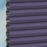 Stoff vom Wabenplissee DUETTE® EOS® FIXÉ UNIX DARK in Violett [7495]