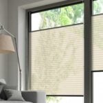Plissée EOS® FORECAST DUSTBLOCK® FR in Beige [2552] Fenster