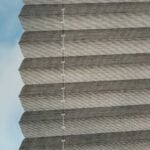 Plissée EOS® FORECAST DUSTBLOCK® FR in Graubraun [2523] Stoffmuster