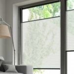 Plissée EOS® FORECAST DUSTBLOCK® FR in Hellblau [2554] Fenster