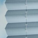 Stoff vom Plissee EOS® HORIZON in Blau [0043]