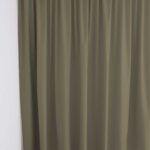 Blackoutvorhang NEUCHATEL in Graubeige [03] - Geschlossener Vorhang