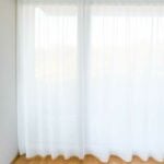 Tagesvorhang MADRID CONTRACT FR Fischbacher 1819 in Weiss [100] - Vorhang geschlossen