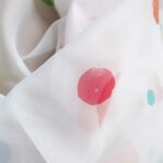 Flächenvorhang HOPALINO in Rot-Türkis [300] - Stoffmuster