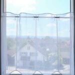Bistrovorhang ELM II Weiss [1] - Ansicht am Fenster