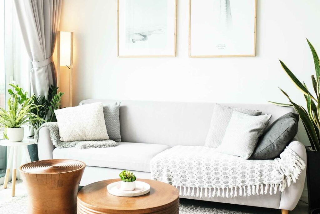 Nachhaltige Interior Design Stoffe